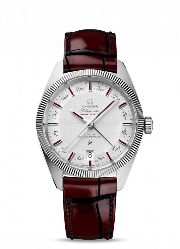 Watch Winder for watch Omega Globemaster Globemaster Annual Calendar Platinum / Silver / Burgundy