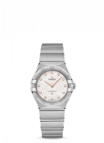 Watch Winder for watch Omega Constellation Constellation Manhattan 28 Quartz Stainless Steel / Silver Silk