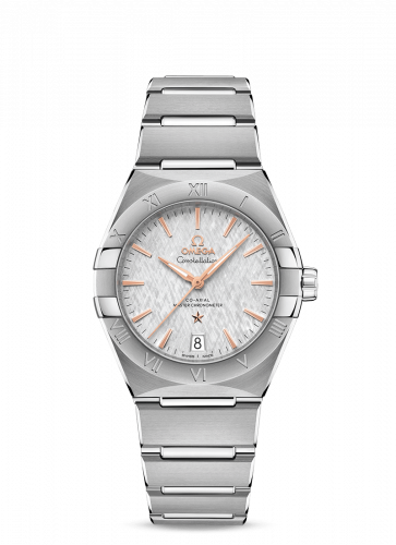 Watch Winder for watch Omega Constellation Constellation Master Chronometer 36 Stainless Steel / Silver / Bracelet