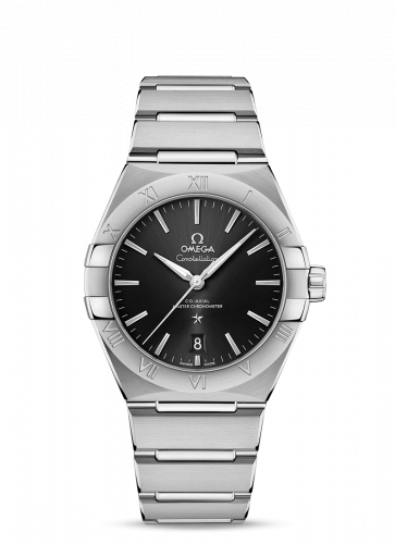 Watch Winder for watch Omega Constellation Constellation Master Chronometer 39 Stainless Steel / Black / Bracelet