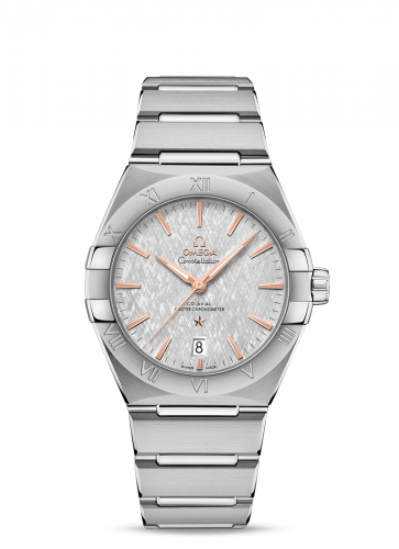 Watch Winder for watch Omega Constellation Constellation Master Chronometer 39 Stainless Steel / Silver / Bracelet