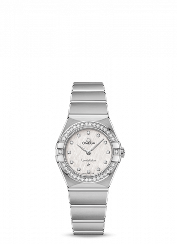 Watch Winder for watch Omega Constellation Constellation Manhattan 25 Quartz Stainless Steel / Silver Silk / Diamond