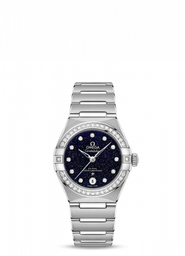 Watch Winder for watch Omega Constellation Constellation Manhattan 29 Co-Axial Master Chronometer Stainless Steel / Aventurine / Diamond