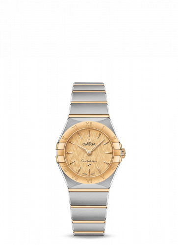 Watch Winder for watch Omega Constellation Constellation Manhattan 25 Quartz Stainless Steel / Yellow Gold / Champagne Silk