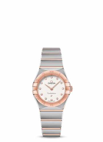 Watch Winder for watch Omega Constellation Constellation Manhattan 25 Quartz Stainless Steel / Sedna Gold / Silver - Diamond