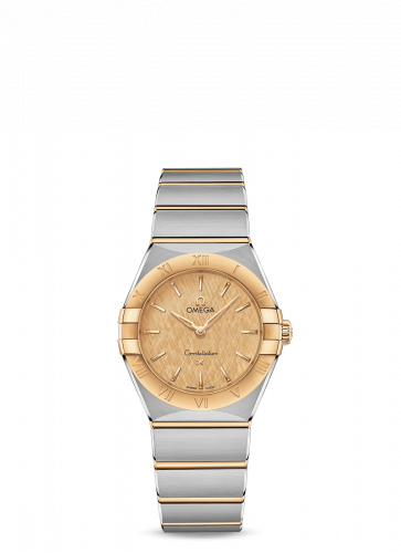 Watch Winder for watch Omega Constellation Constellation Manhattan 28 Quartz Stainless Steel / Yellow Gold / Champagne Silk