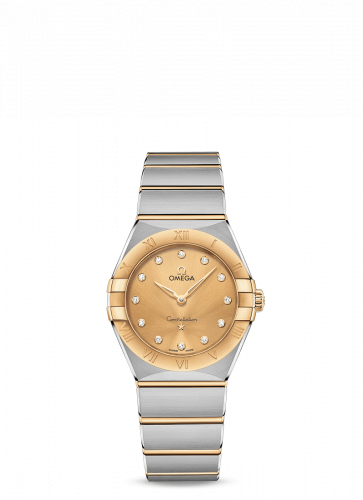 Watch Winder for watch Omega Constellation Constellation Manhattan 28 Quartz Stainless Steel / Yellow Gold / Champagne Diamond