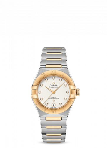 Watch Winder for watch Omega Constellation Constellation Manhattan 29 Co-Axial Master Chronometer Stainless Steel / Yellow Gold / Silver Diamond