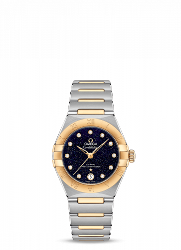 Watch Winder for watch Omega Constellation Constellation Manhattan 29 Co-Axial Master Chronometer Stainless Steel / Yellow Gold / Aventurine