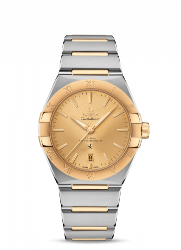 Watch Winder for watch Omega Constellation Constellation Master Chronometer 39 Stainless Steel / Yellow Gold / Champagne / Bracelet