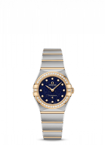 Watch Winder for watch Omega Constellation Constellation Manhattan 25 Quartz Stainless Steel / Yellow Gold / Aventurine / Diamond