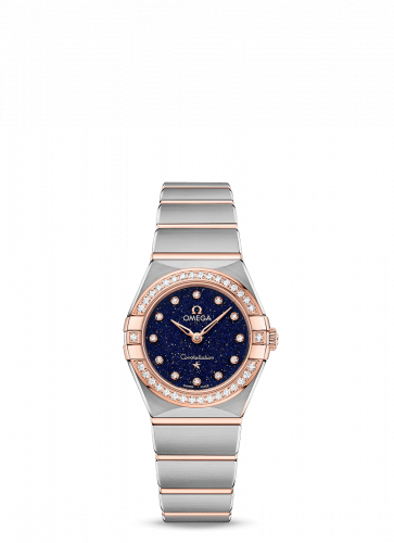 Watch Winder for watch Omega Constellation Constellation Manhattan 25 Quartz Stainless Steel / Sedna Gold / Aventurine / Diamond