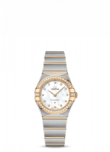 Watch Winder for watch Omega Constellation Constellation Manhattan 25 Quartz Stainless Steel / Yellow Gold / MOP / Diamond