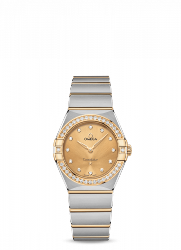 Watch Winder for watch Omega Constellation Constellation Manhattan 28 Quartz Stainless Steel / Yellow Gold / Champagne-Diamond / Diamond