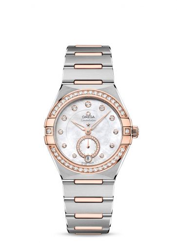 Watch Winder for watch Omega Constellation Constellation Master Chronometer Small Seconds 34 Stainless Steel / Sedna Gold / Diamond / MOP / Bracelet