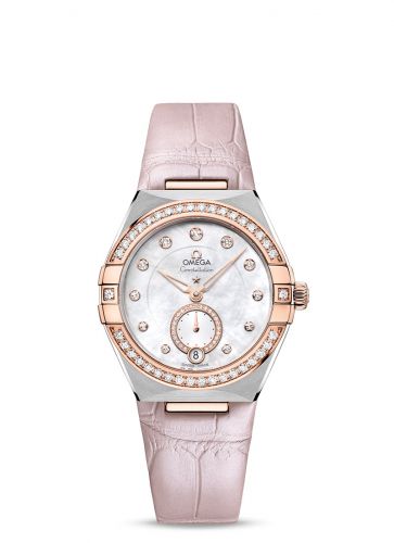 Watch Winder for watch Omega Constellation Constellation Master Chronometer Small Seconds 34 Stainless Steel / Sedna Gold / Diamond / MOP