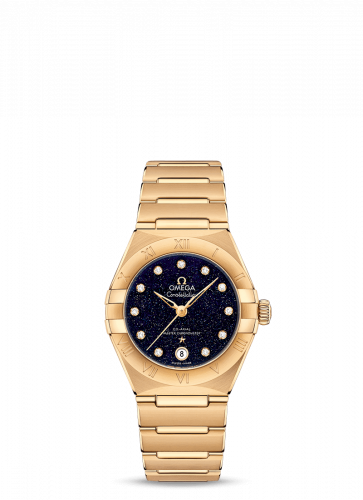 Watch Winder for watch Omega Constellation Constellation Manhattan 29 Co-Axial Master Chronometer Yellow Gold / Aventurine