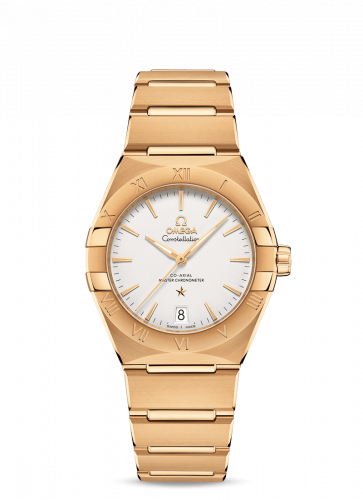 Watch Winder for watch Omega Constellation Constellation Master Chronometer 36 Yellow Gold / Silver / Bracelet