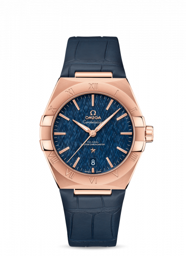 Watch Winder for watch Omega Constellation Constellation Master Chronometer 39 Sedna / Blue / Alligator