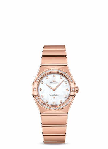 Watch Winder for watch Omega Constellation Constellation Manhattan 28 Quartz Sedna Gold / MOP / Diamond