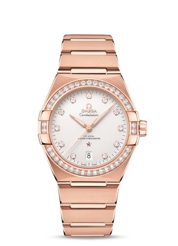 Watch Winder for watch Omega Constellation Constellation Master Chronometer 39 Sedna - Diamond / Silver / Bracelet