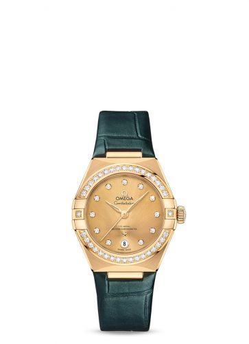 Watch Winder for watch Omega Constellation Constellation Manhattan 29 Co-Axial Master Chronometer Yellow Gold / Diamond / Champagne - Diamond