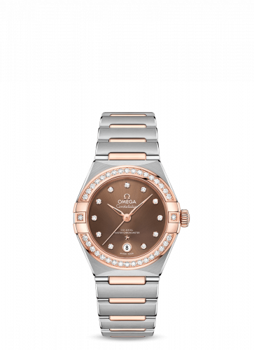 Watch Winder for watch Omega Constellation Constellation Manhattan 29 Co-Axial Master Chronometer Stainless Steel / Sedna Gold / Brown Diamond / Diamond