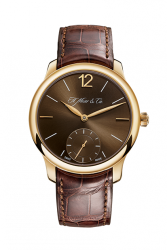 Remontoir à montres pour montre H. Moser & Cie Endeavour Endeavour Small Seconds, Rose Or, Marrone Dial