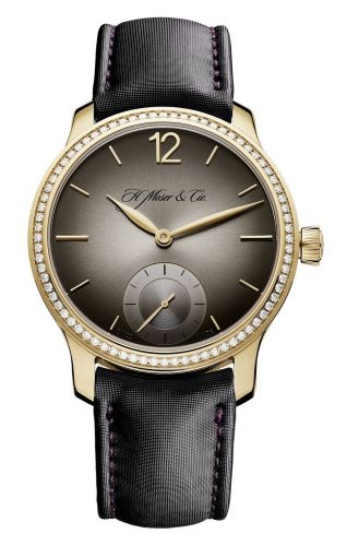 Remontoir à montres pour montre H. Moser & Cie Venturer Venturer Small Seconds, Rose Or Diamond Bezel, Fumé Dial