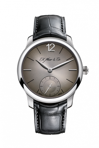 Remontoir à montres pour montre H. Moser & Cie Endeavour Endeavour Small Seconds, Or Blanc, Fumé Dial
