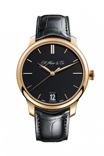 Remontoir à montres pour montre H. Moser & Cie Endeavour Endeavour Big Date, Rose Or, Noire Dial
