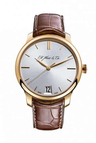 Remontoir à montres pour montre H. Moser & Cie Endeavour Endeavour Big Date, Rose Or, Argenté Dial