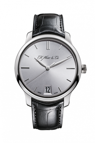 Remontoir à montres pour montre H. Moser & Cie Endeavour Endeavour Big Date, Or Blanc, Rhodié Dial