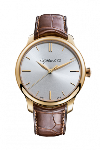 Remontoir à montres pour montre H. Moser & Cie Endeavour Endeavour Centre Seconds, Rose Or, Argenté Dial