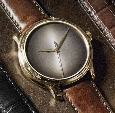 Remontoir à montres pour montre H. Moser & Cie Endeavour Endeavour Centre Seconds Concept, Rose Or, Fumé Dial