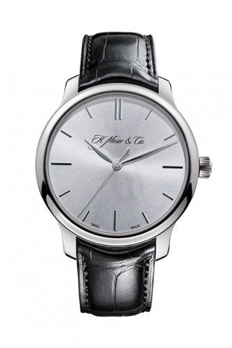 Remontoir à montres pour montre H. Moser & Cie Endeavour Endeavour Centre Seconds, Or Blanc, Argenté Dial