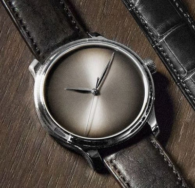 Remontoir à montres pour montre H. Moser & Cie Endeavour Endeavour Centre Seconds Concept, Or Blanc, Fumé Dial