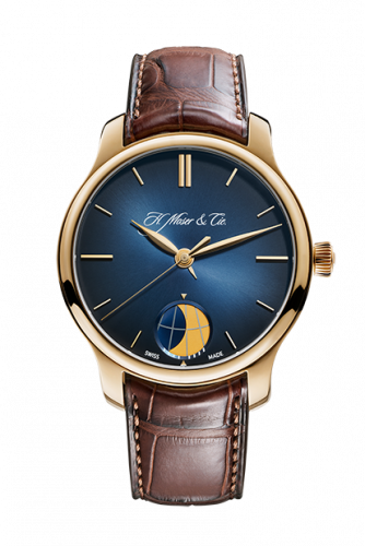Remontoir à montres pour montre H. Moser & Cie Endeavour Endeavour Moon Rose Or / Bleu Fumé