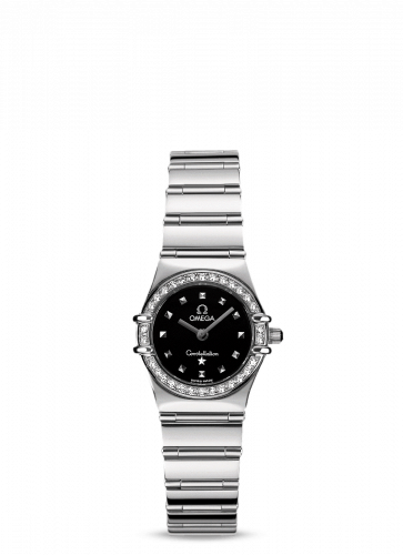 Watch Winder for watch Omega Constellation Constellation Quartz 25.5 My Choice Stainless Steel / Diamond / Black