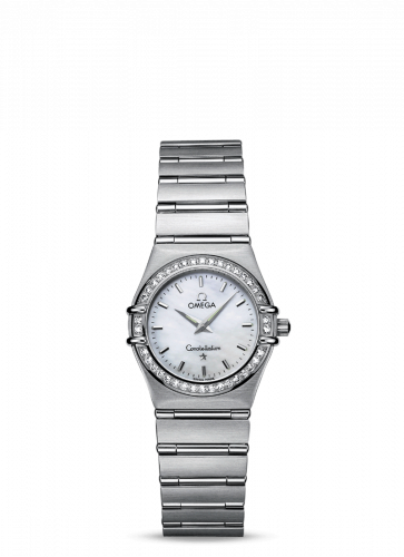 Watch Winder for watch Omega Constellation Constellation Quartz 25.5 '95 Stainless Steel / Diamond / MOP