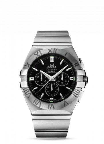 Watch Winder for watch Omega Constellation Constellation Co-Axial 41 Chronograph Double Eagle Stainless Steel / Black / Bracelet