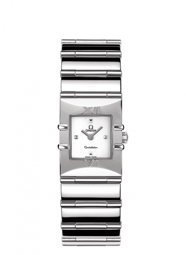 Watch Winder for watch Omega Constellation Constellation Quadra Quartz 19.3 Stainless Steel / Diamond / MOP