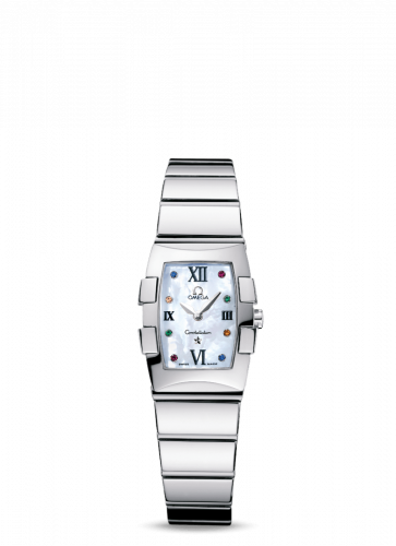 Watch Winder for watch Omega Constellation Constellation Quadrella Quartz 19.3 Stainless Steel / MOP