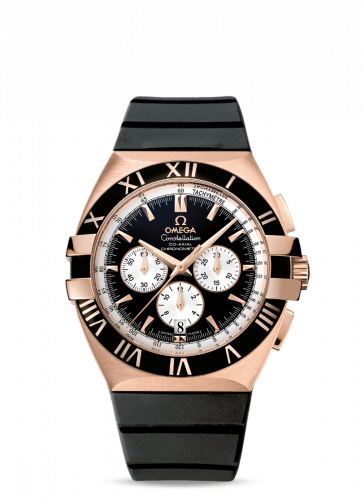 Watch Winder for watch Omega Constellation Constellation Co-Axial 41 Chronograph Double Eagle Red Gold / Black / Rubber