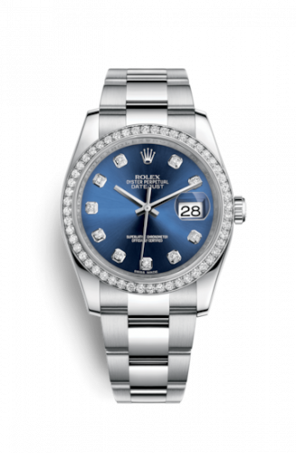 Remontoir à montres pour montre Rolex Datejust 36 Datejust 36 Stainless Steel Diamond / Oyster / Bleu Diamond