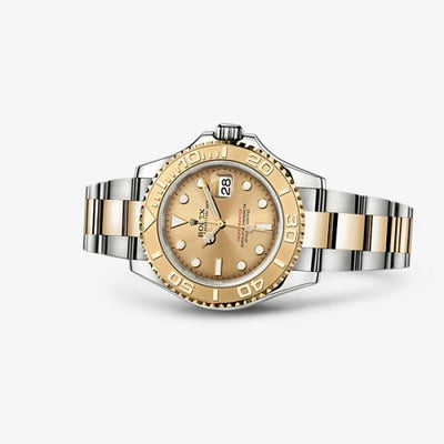 Remontoir à montres pour montre Rolex Yacht-Master Yacht-Master 40 Rolesor Champagne