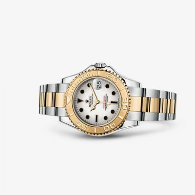 Remontoir à montres pour montre Rolex Yacht-Master Yacht-Master 35 Rolesor Blanc