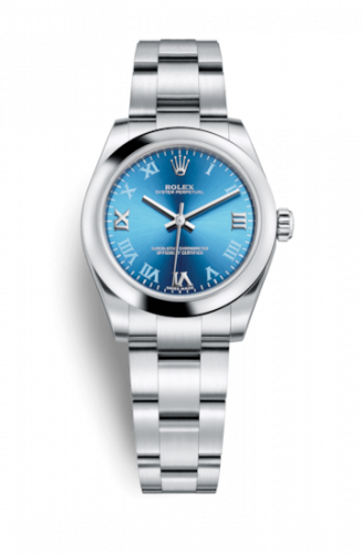 Remontoir à montres pour montre Rolex Oyster Perpetual Oyster Perpetual 31 Bleu Azzurro Roman