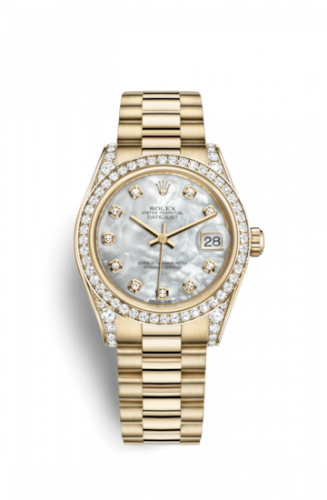 Watch Winder for watch Rolex Datejust 31 Datejust 31 Yellow Gold Diamond / President / MOP