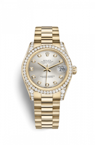 Watch Winder for watch Rolex Datejust 31 Datejust 31 Yellow Gold Diamond / President / Silver Diamond